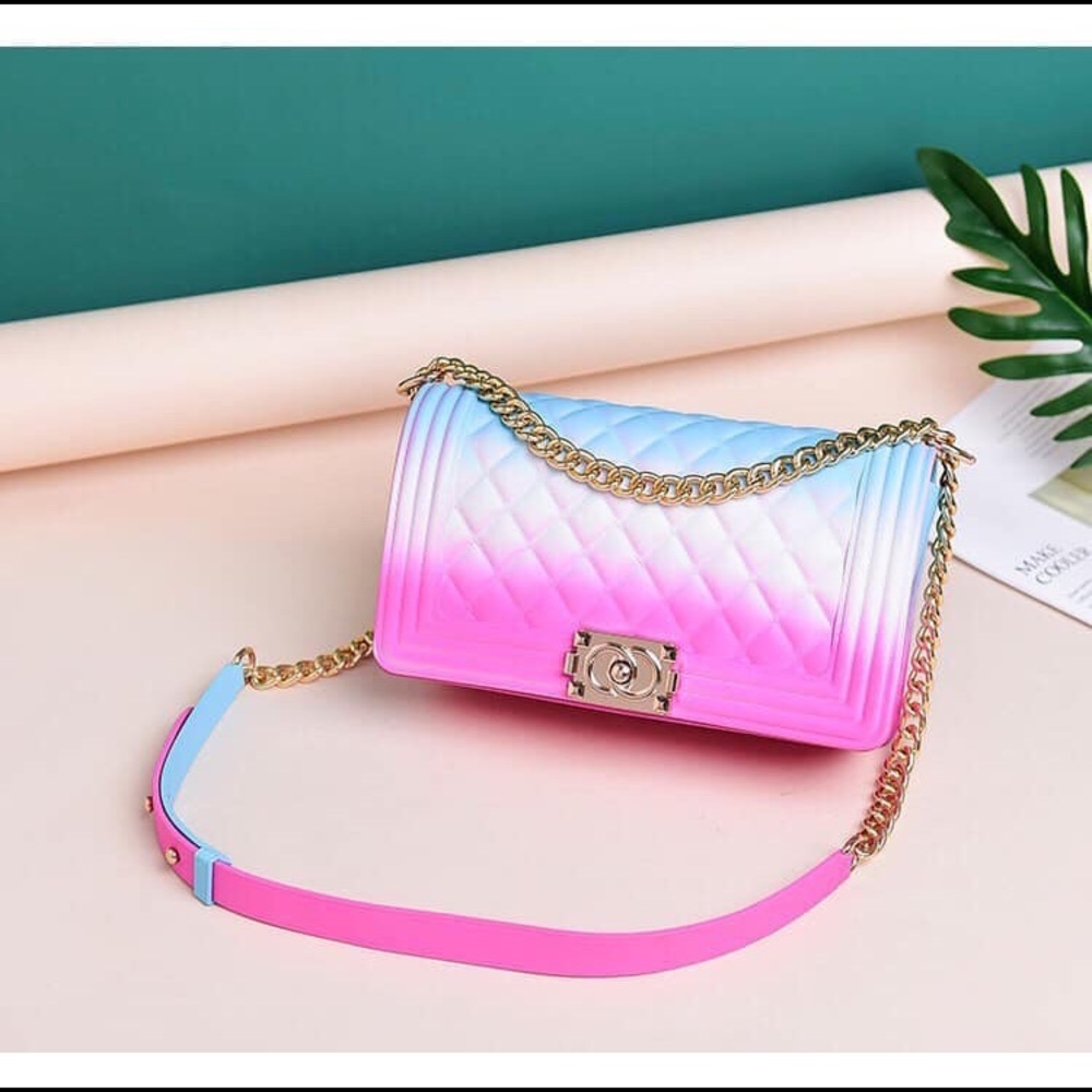 Colorful Jelly Purse.